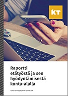 Etätyö ja sen hyödyntäminen kunta-alalla -raportin kansi