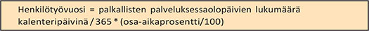 Henkilötyövuosi