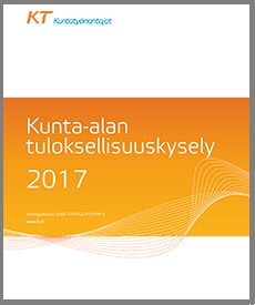 Kunta-alan tuloksellisuuskyselyn 2017 kansi.