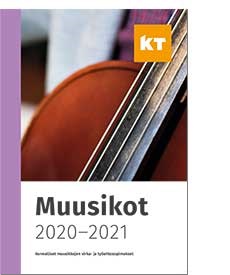 Muusikkojen sopimuksen 2020-2021 kansi.