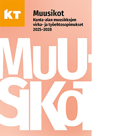 Muusikkojen 2025–2028 -sopimuksen kansi.