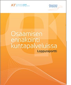 Osaamisen ennakointi kuntapalveluissa -loppuraportin kansi