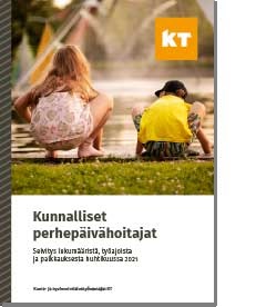 Kunnalliset perhepäivähoitajat 2021 -selvityksen kansi,