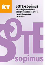 SOTE-sopimuksen 2025–2028 kansi.