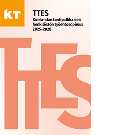 TTES 2025–2028 -sopimuksen kansi.