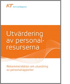 Pärmen på publikationen Utvärdering av personalresurserna.