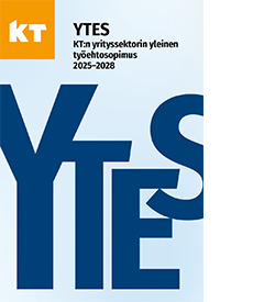 YTES 2025–2028 -sopimuksen kansi.
