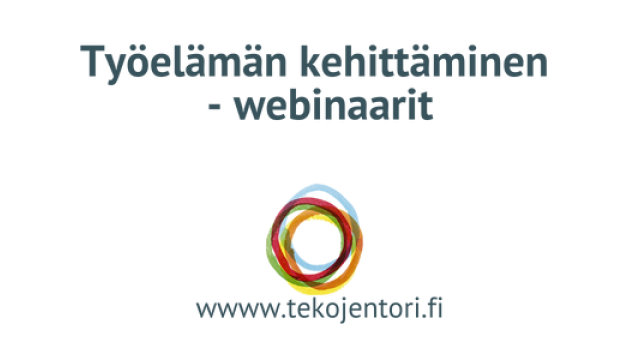 Työelämän kehittäminen -webinaarit logo