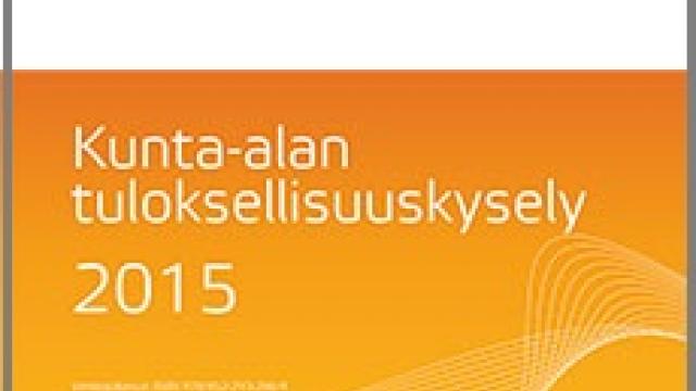 Kunta-alan tuloksellisuuskyselyn 2015 kansi.