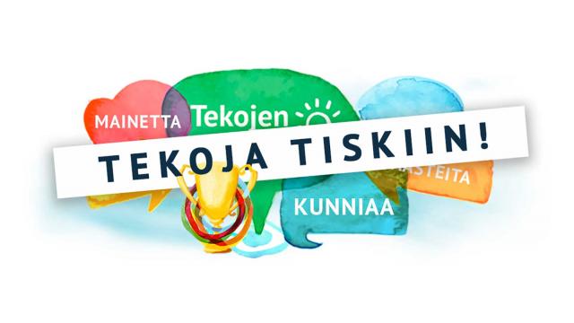 Kuntekon Tekoja tiskiin -kampanja haastaa kertomaan kehittämisteoista