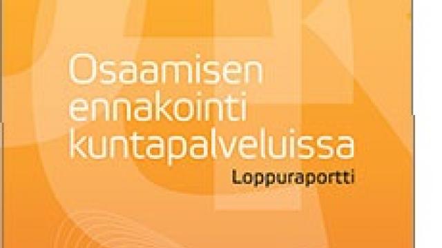 Osaamisen ennakointi kuntapalveluissa -loppuraportin kansi