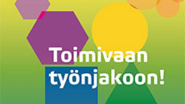 Toimivaan työnjakoon -oppaan kansi