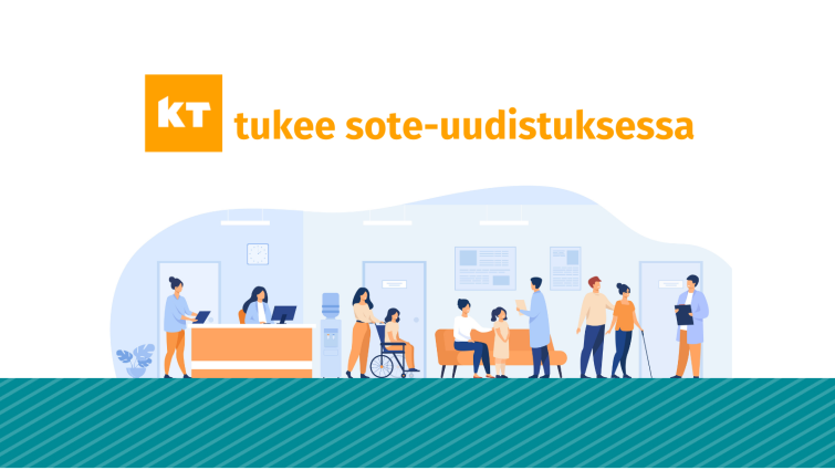 KT tukee sote-uudistuksessa. Vektorikuva: pch.vector / Freepik.