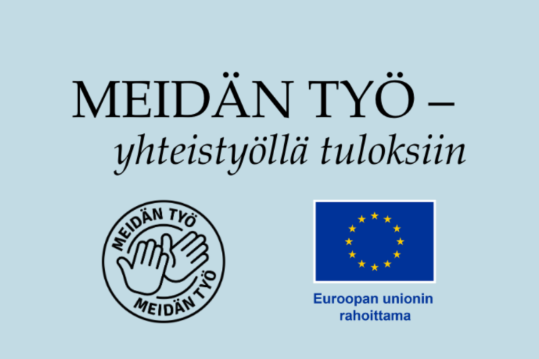 Meidän työ -yhteistyöllä tuloksiin logot 16:9