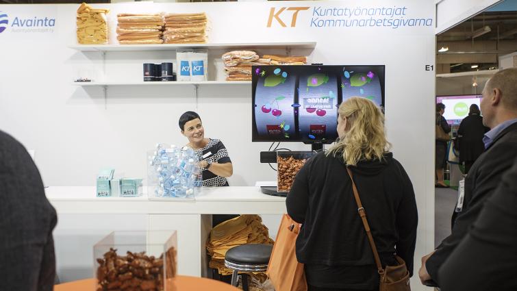 Kt:n osastolla väkeä Kuntamarkkinoilla 2018