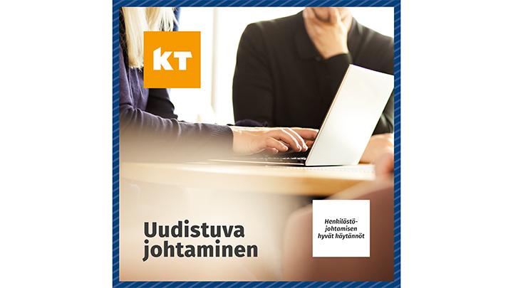 Uudistuva johtainen -oppaan kansi