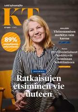 Lehden kansikuvassa Hyvinkään kaupunginjohtaja Johanna Luukkonen.