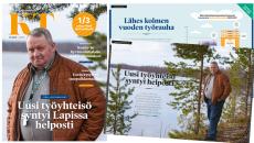 Lehden ilmestymisuutisen kuva. 