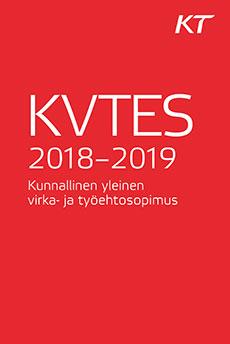 KVTES 2018 -2019 -sopimuskirjan kansi