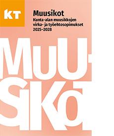 Muusikkojen 2025–2028 -sopimuksen kansi.