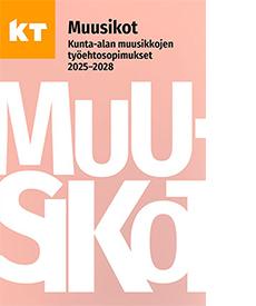 Muusikkojen 2025–2028 -sopimuksen kansi.