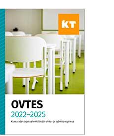 OVTES 2022-2025 -sopimuskirjan kansi.