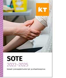 SOTE-sopimus 2022-2025 -sopimuskirjan kansi