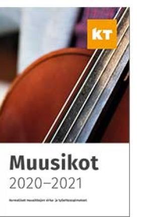 Muusikkojen sopimuksen 2020-2021 kansi.