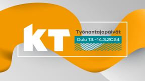 KT-työnantajapäivät järjestetään 13. - 14.3.2024 Oulussa.